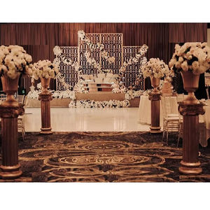 Mur de bougies de scène de mariage très vendu, décoration de scène de mariage de haute qualité, magnifique mur de fond de cérémonie de mariage au Canada - Product Image 2