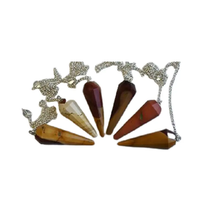 Mookaite Jasper ลูกตุ้มคริสตัลธรรมชาติสำหรับรักษาลูกตุ้ม - Product Image 3