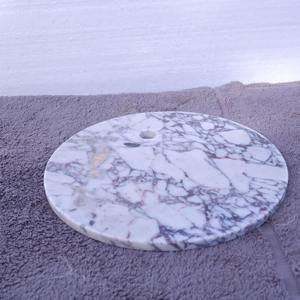 Planche à découper ronde en marbre blanc de designer, parfaite pour la préparation des aliments, la cuisson, les pizzas, les collations, le fromage et l'exposition sur table, en provenance d'Inde - Product Image 6