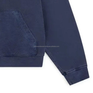 เสื้อฮู้ดใส่ได้ทั้งชายและหญิงสุดอินเทรนด์เสื้อสวมหัวแนวสตรีทในเมืองเสื้อสวมหัวมีฮู้ดประกายระยิบระยับมี100% ผ้าฝ้ายลายสีทึบดีไซน์โดดเด่น - Product Image 4