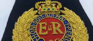 Insignias Bordadas a Mano con Hilo Metálico WOK ER Royal Engineer, Emblemas y Parches Personalizados con Detalles de Alta Calidad y Acabado Duradero - Product Image 5