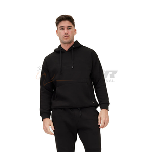 Sudaderas con Capucha Casuales de Algodón 100% al por Mayor para Hombre, Forro Polar de Invierno, Logotipo Personalizado, Diseño Sólido, Térmicas y Transpirables - Product Image 1
