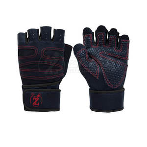 2024 High Quality Custom Logo Training <b>Gloves</b> for Men and Youth Sports Enthusiast Leather <b>Weight</b> Lifting Work Wear - Product Image 1