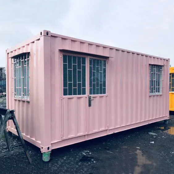 Op Maat Ontworpen Stacaravan In Containerstijl Stalen Structuur Voor Gebruik Buitenshuis