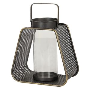 ใหม่ที่วางเทียนสีดำและสีทองพร้อมตาข่ายสัมผัสของรูปลักษณ์ราชวงศ์ในการตกแต่งบ้านของคุณ - Product Image 2