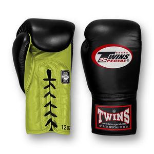 Guantes de Boxeo Profesionales de Piel de Primera Calidad TWINS con Cordones, Logotipo Personalizado, Entrenamiento de MMA, Absorción de Humedad, Transpirables - Product Image 5
