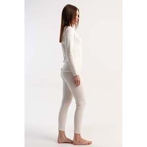 Ensemble de vêtements pour femmes - Manches longues - Col long - PACA PACA ICLIK TAKIM - Blanc - Blanc - Product Image 3