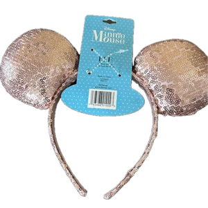 Serre-têtes personnalisables Mickey et Minnie Mouse avec nœud à sequins, prix direct usine (OEM/ODM) - Product Image 1