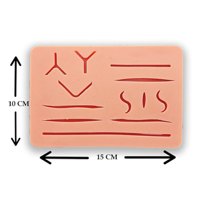 ชุดฝึกหัดเย็บแผลแบบมาตรฐานสีม่วงสำหรับนักเรียนทางการแพทย์ประกอบด้วยแผ่นเย็บซิลิโคนและชุดเครื่องมือ OEM ODM - Product Image 3