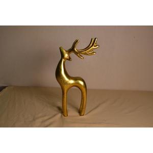 Bronze renne Showpiece Objet Décoratif Métal Artisanat Noir Renne Cadeau De Noël À La Main Dernière Figurine De Cerf Vente Chaude - Product Image 2