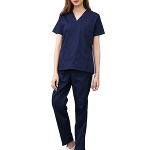 <b>Plus</b> <b>Size</b> Women's Medical <b>Scrubs</b> Sets Stretchy Fabric Top Pants Comfortable Spandex Material for Doctors Hospital Uniforms - Product Image 6