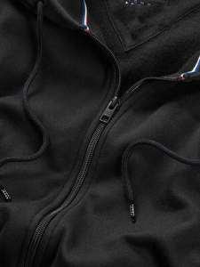 เสื้อมีฮู้ดผ้าฟลีซแบบเรียบง่ายเสื้อมีฮู้ดผ้าฟลีซผสมผ้าฝ้ายน้ำหนักเบาโลโก้ออกแบบได้ตามต้องการ - Product Image 2