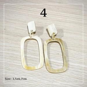 Pendientes de Cuerno de Búfalo para Niñas, Pendientes de Mujer, Joyería de Cuerno, Cuerno Natural para Mujer, Alta Calidad - Product Image 4