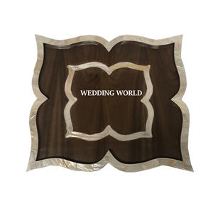 Nueva forma Venta caliente Diseñador Bandeja de chocolate Restaurante hecho a mano y boda Decorativo Venta al por mayor Lujo Nueva bandeja de chocolate - Product Image 4