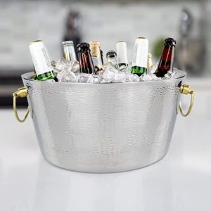 Best Selling Wine <b>Tub</b> Standard Design Bar Table Decor Wine <b>Tub</b> Premium Quality <b>Galvanized</b> Wine <b>Tub</b> With Stand At Best Price - Product Image 5