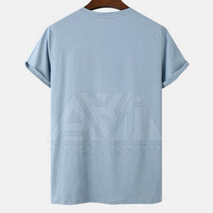 Custom <b>Men</b> Cotton <b>T</b> <b>Shirt</b> Short Sleeve Printed Casual Round Neck <b>T</b>-<b>Shirt</b> with <b>Pocket</b> OEM ODM - Product Image 2