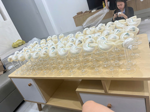 Handmade Seashell Wine Glass Shell Goblet Artisan Drinkware Seashell Wine Luxury Cup for Wedding Anniversary Party Wholesale - Product Image 6