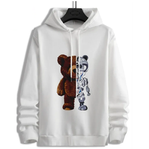 Unisex Streetwear Oversize Cropped OEM Custom logo Design Supplier Pullover 3D <b>Anime</b> Heavyweight <b>Hoodie</b> Manufacturers Custom - Product Image 3