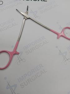 Soporte de aguja de acero inoxidable de alta calidad, abrazadera de sutura reutilizable, instrumentos quirúrgicos, herramientas médicas hemostáticas rectas curvas - Product Image 6