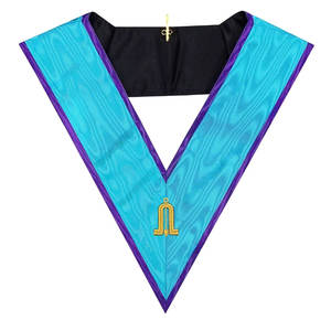 2025 COLLIER DE REGALIA MAÇONNIQUE DE MEMPHIS MISRAIM RITE DEUXIÈME GARDE - Product Image 1