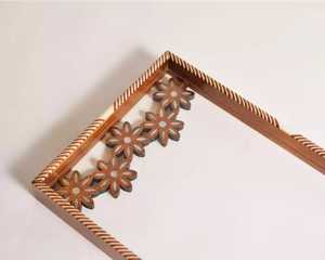 ถาดเสิร์ฟอะคริลิคสุดหรูพร้อมอักษรอาหรับดีไซน์ศิลปะอิสลามที่สมบูรณ์แบบสำหรับของขวัญรอมฎอนวันอีดและงานขึ้นบ้านใหม่ - Product Image 4