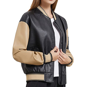 Chaqueta universitaria de mujer personalizada con bordado Ropa de calle cómoda Ajuste Premium Diseño elegante Lavable sostenible - Product Image 4