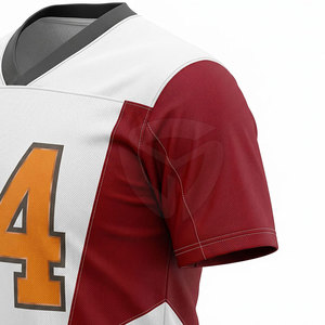 Maillot de football américain de qualité supérieure, tissu respirant, coupe confortable pour les entraînements, les matchs et les séances d'entraînement quotidiennes - Product Image 4