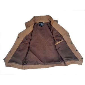 Chaleco Reversible Vintage de Cuero de Vaca para Hombre, Chaqueta Transpirable a Prueba de Viento con Cuello en V, Decoración con Botones para Invierno - Product Image 3