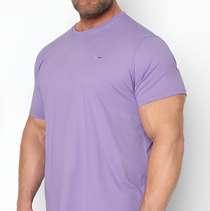 Camiseta de colección de verano para hombre, camiseta informal con cuello 0, camiseta lisa, logotipo personalizable industrial, Ropa de punto OEM/ODM Bangladesh - Product Image 1