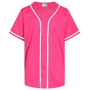 Camiseta de Béisbol Estilo Botones, Tejido de Secado Rápido y Refrigerante, Ligera, Flexible, Material de Alto Rendimiento, Ropa Deportiva para Equipos - Product Image 1