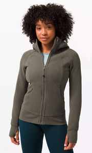 เสื้อฮู้ดผ้าฟลีซตัวยาวสำหรับผู้หญิงผ้าคอตตอนพิมพ์ลายโลโก้ได้ตามต้องการอบอุ่นในฤดูหนาวออกแบบได้3D - Product Image 4