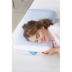 Almohada Ortopédica de Espuma Viscoelástica con Gel Refrigerante Bonni, Anti-Sudor, Soporte para el Cuello, 59x39x15.5cm - Product Image 6