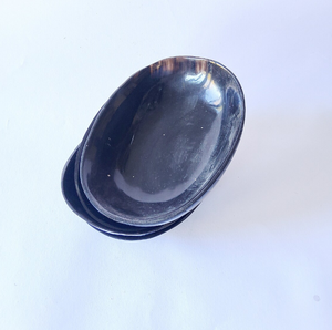 Tazón de frutas de cuerno de vaca natural elegante y elegante, estilo de utensilios de cocina, decoración de mesa de comedor, hogar y cocina, ensalada de verduras y tazón de frutas - Product Image 3