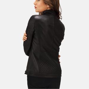 Chaqueta de Cuero para Mujer, Elegante, Nueva, Moderna, Ajustable, Duradera y Transpirable, de Cuero Genuino - Product Image 3