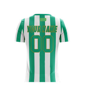 Camiseta de Fútbol Transpirable de Manga Corta de Alta Calidad 2025, 100% Poliéster, Logotipo Personalizado, Impresión por Sublimación, Servicio OEM al por Mayor - Product Image 2