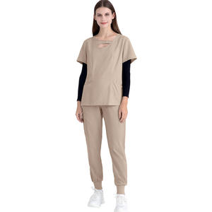 ชุดขัดผิวเรียบสำหรับผู้หญิงผู้ชายชุดพยาบาลทางการแพทย์ทางการแพทย์สำหรับใช้ในร้านเสริมสวยระบายอากาศได้ - Product Image 3