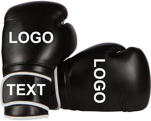 Wholesale 8oz 10oz 12oz 14oz Custom Logo PU Leather Boxing Gloves for Training - Product Image 4
