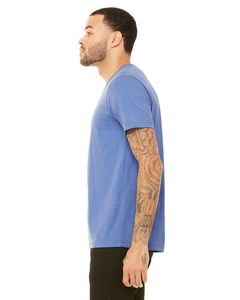 Camiseta Unisex de Cuello Redondo, Algodón Heather/Fibra de Bambú, Ecológica, de Secado Rápido - Bella + Canvas - Product Image 3
