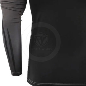 Haute qualité imprimé coloré à manches longues hommes MMA Rush Guard Top qualité MMA Rush Guards - Product Image 5