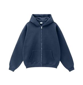 Las mejores sudaderas con capucha y cremallera para hombre, forro polar de algodón, impresión personalizada y logotipo, Sudadera con capucha 100% de algodón para hombre de alta calidad con bajo MOQ - Product Image 1