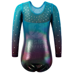 ชุดลีโอตาร์ดออกกำลังกายสำหรับผู้หญิง ดีไซน์ทันสมัย เหมาะสำหรับการฝึกซ้อมและการแสดง ผลิตจากผ้าเนื้อนุ่ม ระบายอากาศได้ดี ใช้ได้กับยิมนาสติก การเต้น และฟิตเนส - Product Image 2