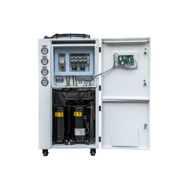Ready Stock 12HP Air Cooled Chiller Portable  Industrial Chiller with Pump&Tank &Fan Temperature Range +7~+35C