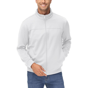 2024 diseño superior chaqueta de pista de carreras a prueba de viento para hombres cremallera de peso pesado transpirable chaqueta de pistas deportivas precios razonables - Product Image 3