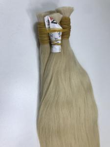 Extensiones de cabello humano virgen sin procesar Rubio Exquisito de 24 "Tipo de trama de piel Bonetstraight sin esfuerzo - Product Image 3