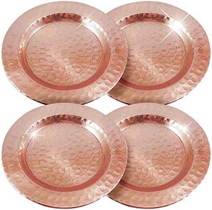 Sous-verres en cuivre élégants, ensemble de 4 faits à la main pour mug en cuivre Moscow Mule - Product Image 3