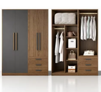 Fournisseur d'usine Prima, système d'organisation de dressing moderne et minimaliste sur mesure, armoire à vêtements, placard de chambre à coucher, dressing