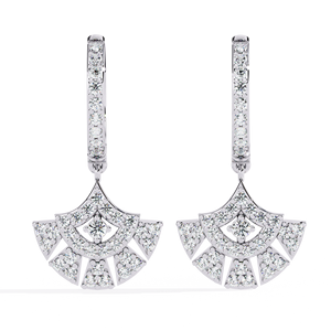 Boucles d'oreilles classiques en diamants de laboratoire de petite taille pour femmes, bijoux élégants et légers, boucles d'oreilles en diamants disponibles à bas prix - Product Image 4