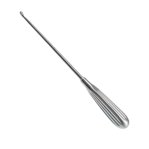 Curette osseuse droite 260 mm, ensemble d'instruments chirurgicaux en acier inoxydable, certifié CE, marque ZOHA SURGICO, fabricant pakistanais - Product Image 1