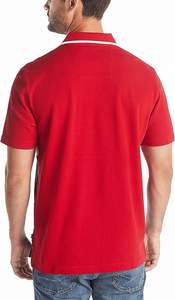 Camisas de Lona Sólida para Hombre, de Manga Corta para Verano, con Impresión de Logotipo Personalizado, 100% Algodón - Product Image 3