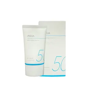 Fornecedor de cosméticos coreanos para cuidados com a pele por volta do bloco seguro aqua sun spf50 + pa + + 50ml
